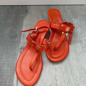 Orange Tory Burch Sandals